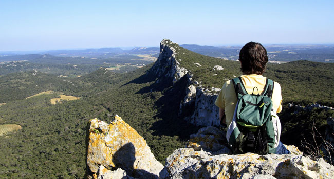 Randonnée sur le Pic Saint-Loup - Hérault, le Languedoc © JM. Lallemand